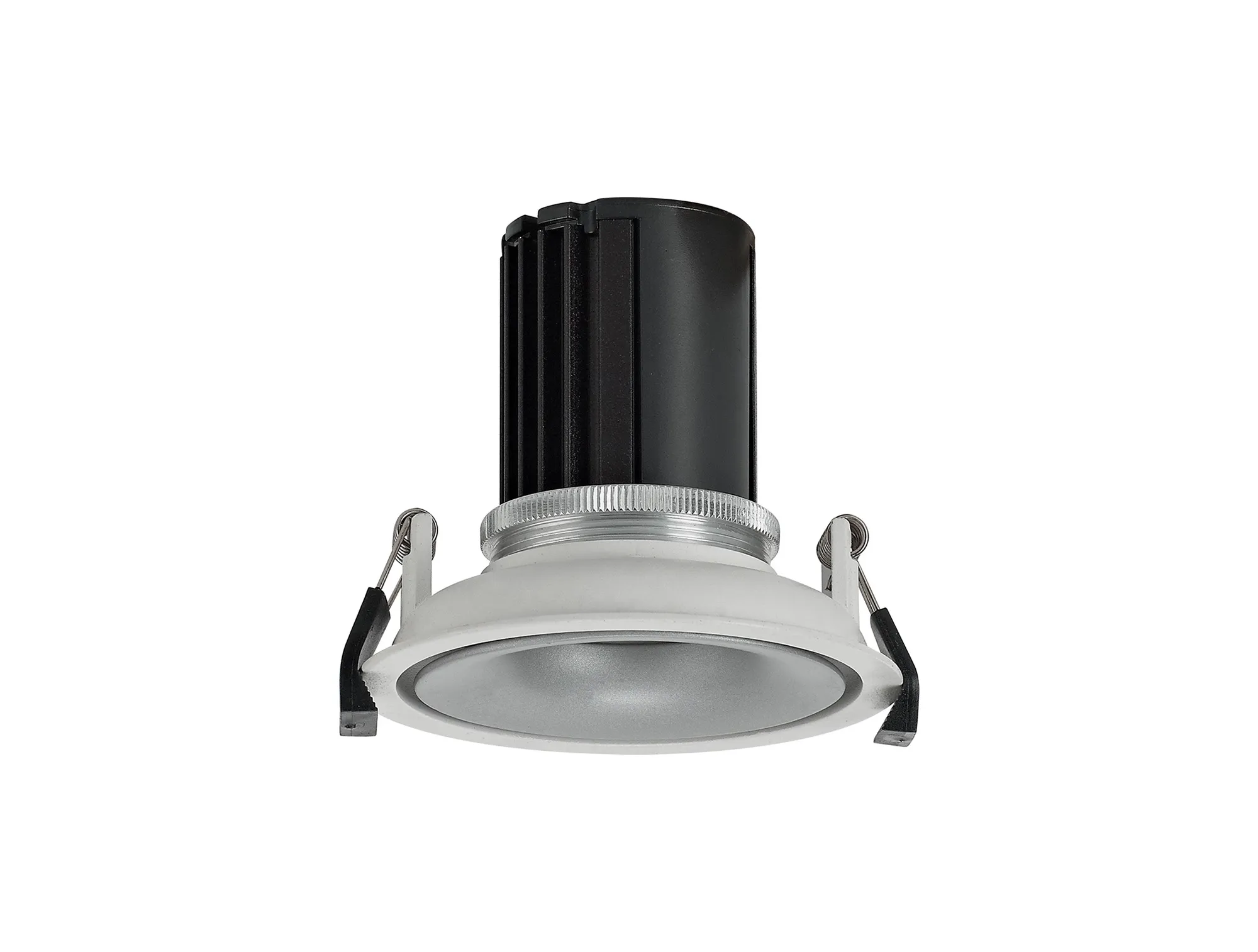 Bolor 10 Tridonic Powered 10W 4000K 810lm 36° CRI>90 LED Engine White/Silver Fixed Recessed Spotlight, IP20 DM201044  Dlux Bolor 10